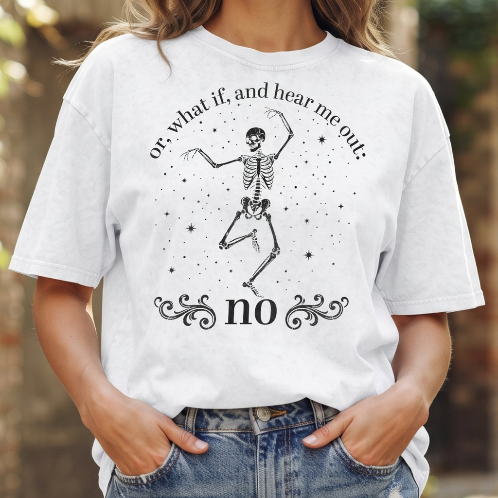 What If And Hear Me Out Shirt, Halloween Shirt (PB091826-1)