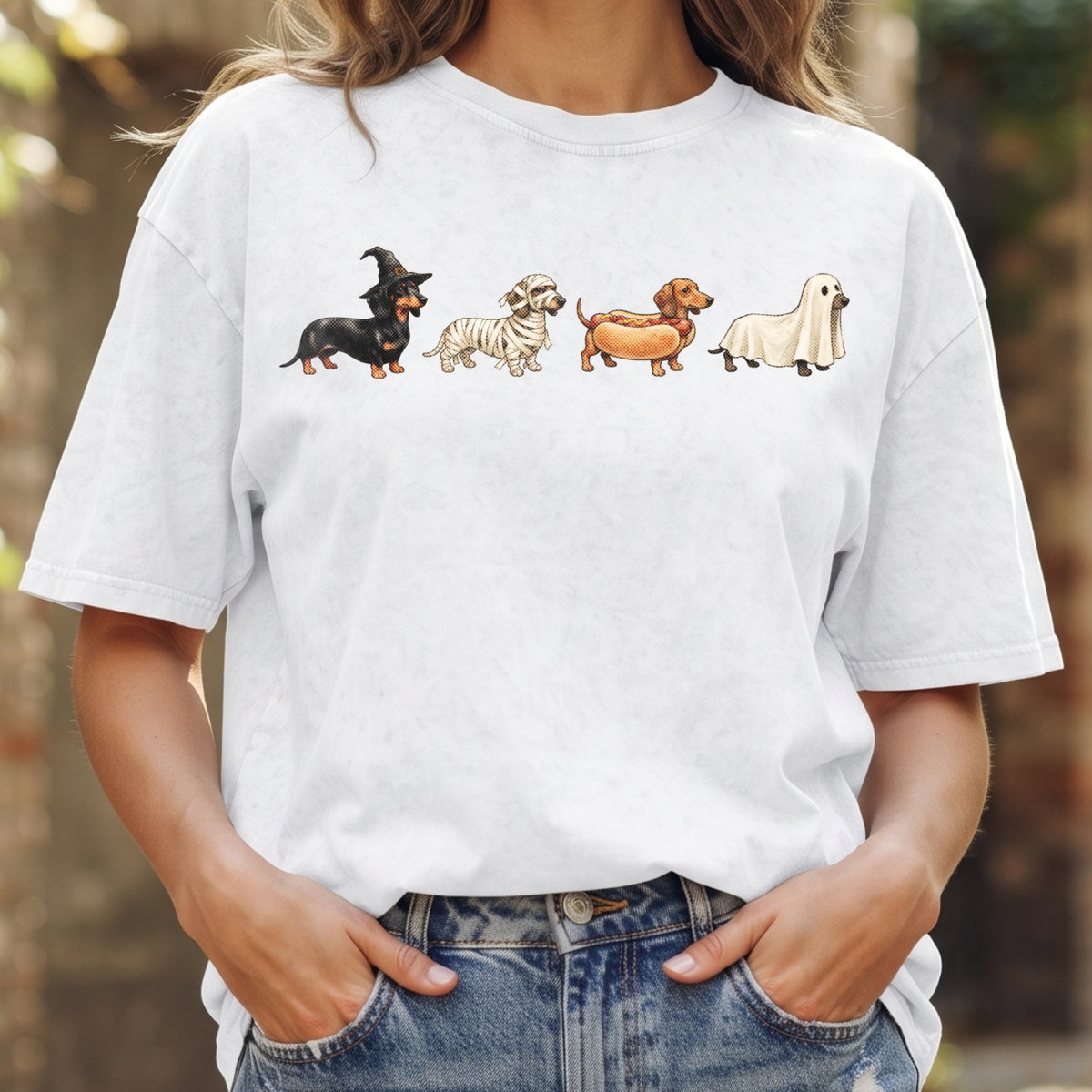Halloween Pitbull Shirt, Spooky Pitbull Ghost Dog Shirt (PB091926-1)