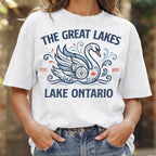 Lake Ontario Unisex Cotton T-shirt- Lake Of Shining of Waters Tee PB100926-7