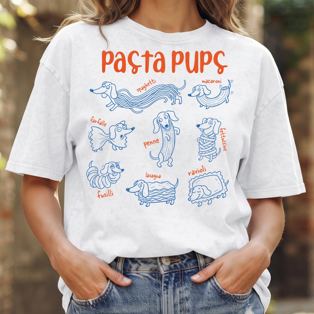 Pasta Pups Shirt – Funny Dachshund T-Shirt V2 (PB092226-2)