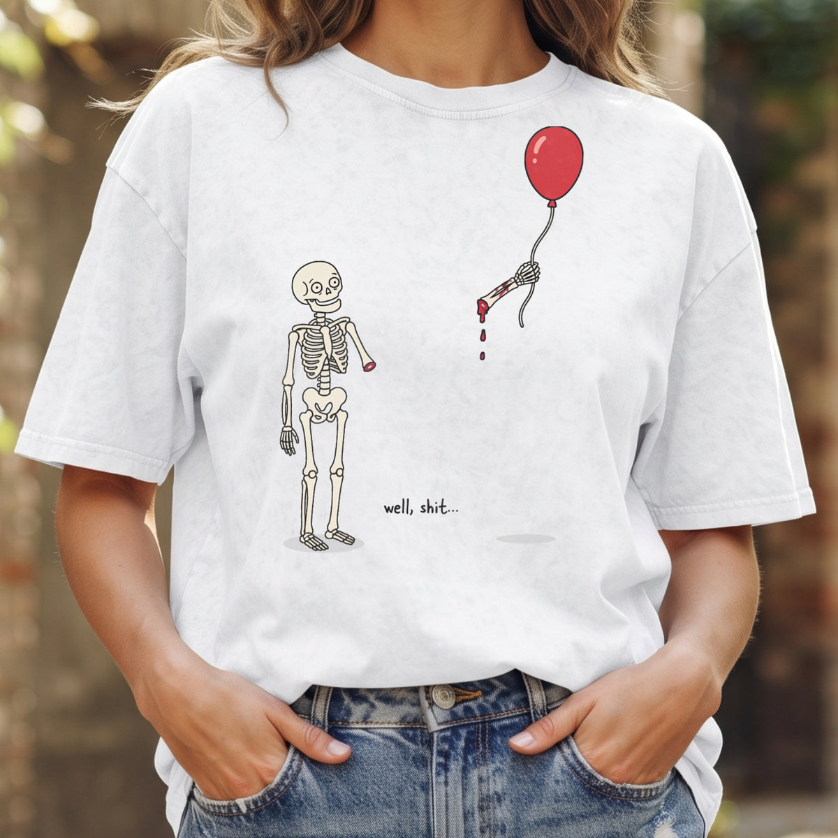Oh Well - Halloween Cotton Shirt (PB091826-2)