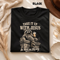 Christian Raccoon And Jesus Cotton T-shirt