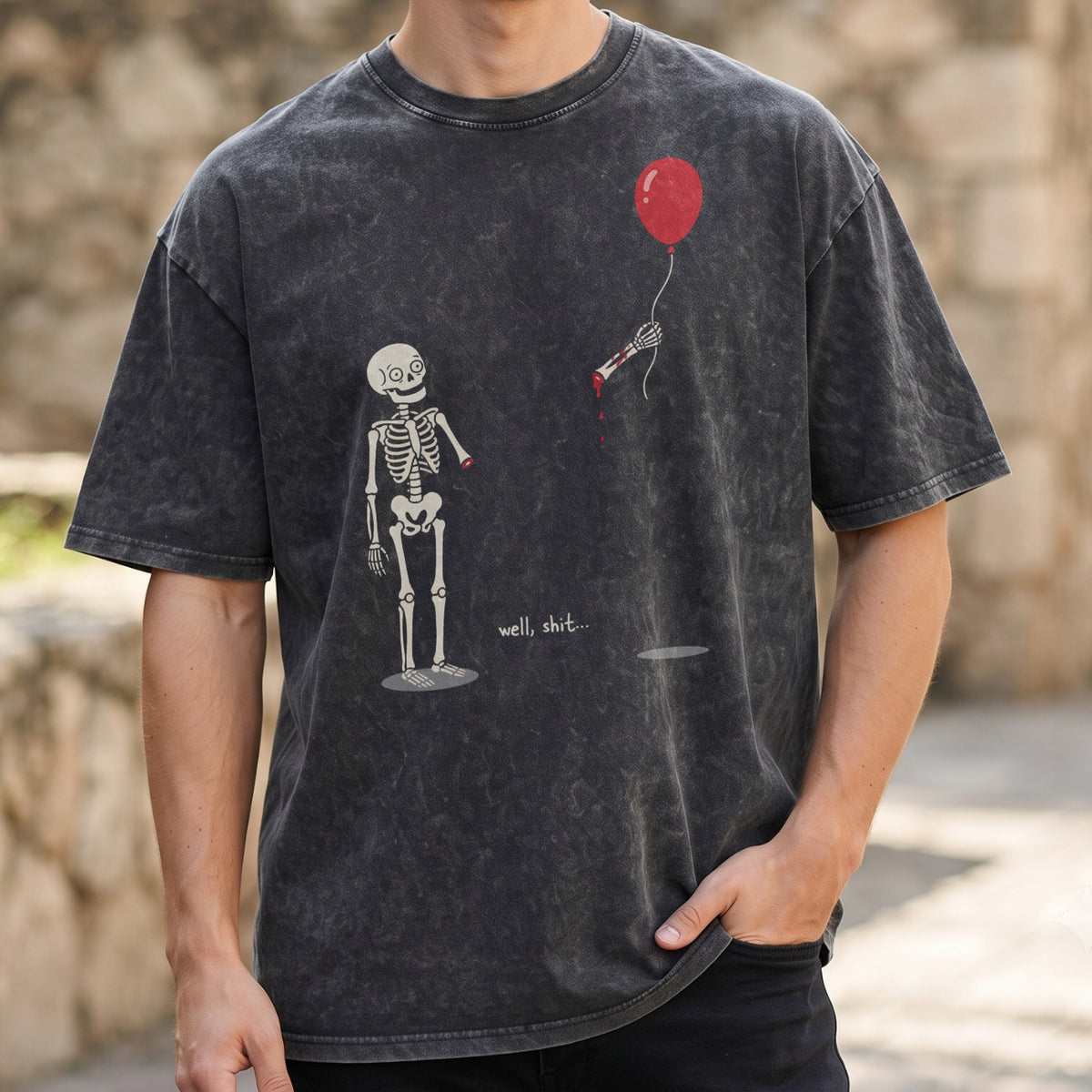 Oh Well - Halloween Cotton Shirt (PB091826-2)