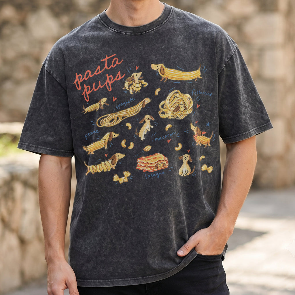 Pasta Pups Shirt – Funny Dachshund T-Shirt V2 (PB092226-1)