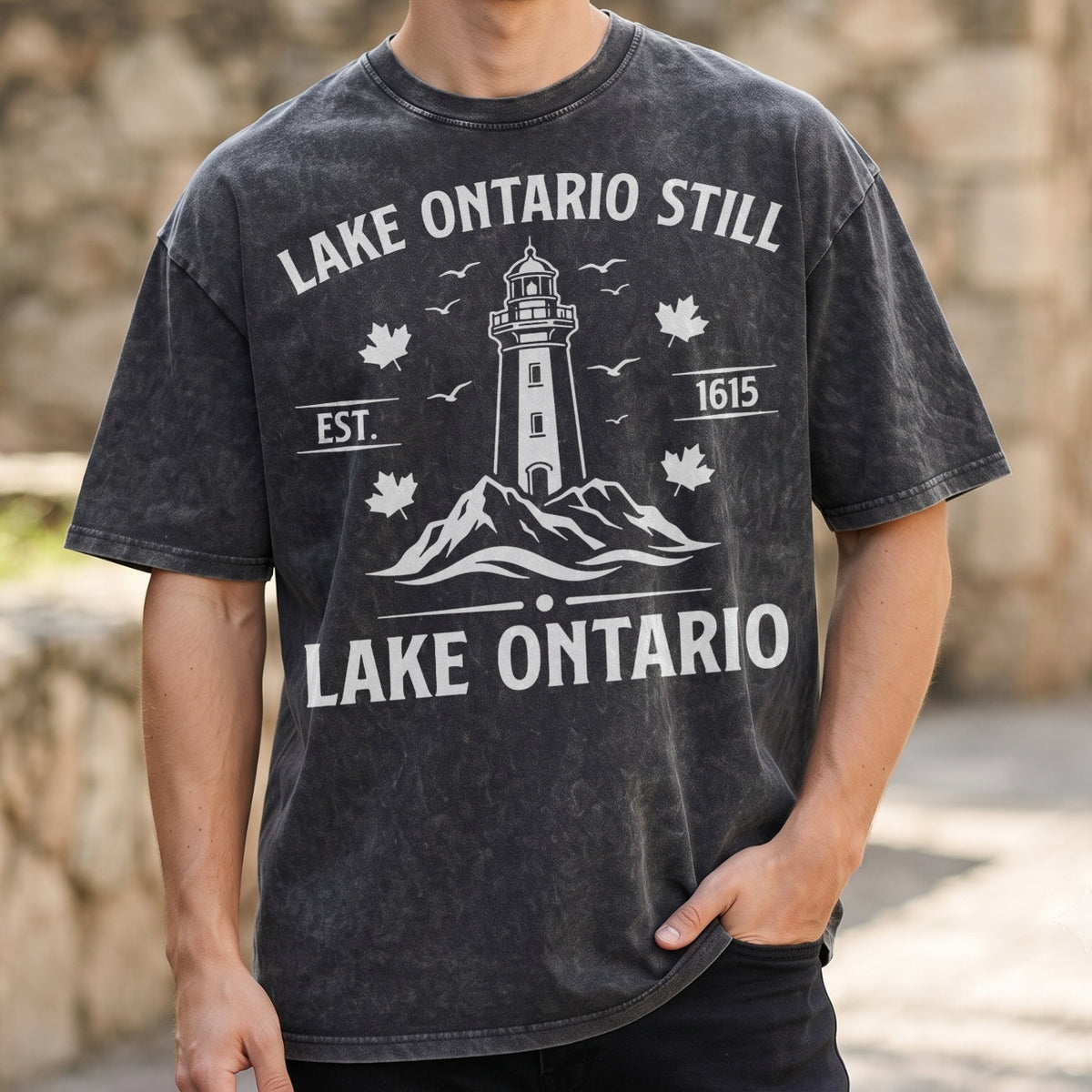 Lake Ontario Shirt - Vintage Unisex Comfort Colors Tee V2