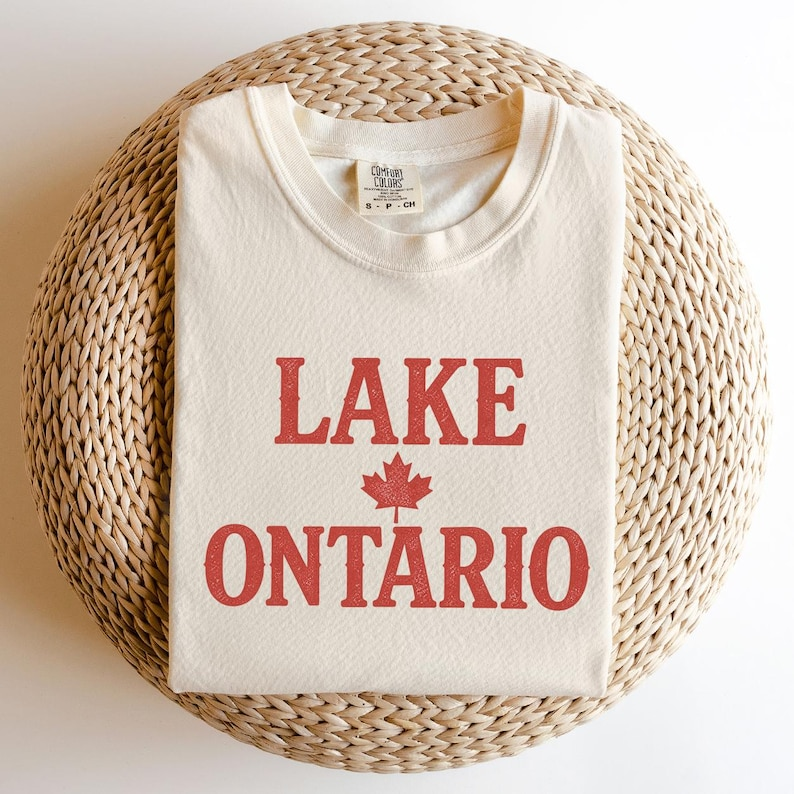 Lake Ontario Shirt - Vintage Unisex Comfort Colors Tee