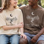 Lake Ontario Unisex Cotton T-shirt- Lake Of Shining of Waters Tee PB100926-2