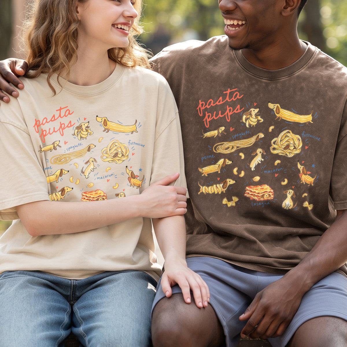 Pasta Pups Shirt – Funny Dachshund T-Shirt V2 (PB092226-1)