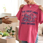 Lake Ontario Unisex Cotton T-shirt- Lake Of Shining of Waters Tee PB100926-7