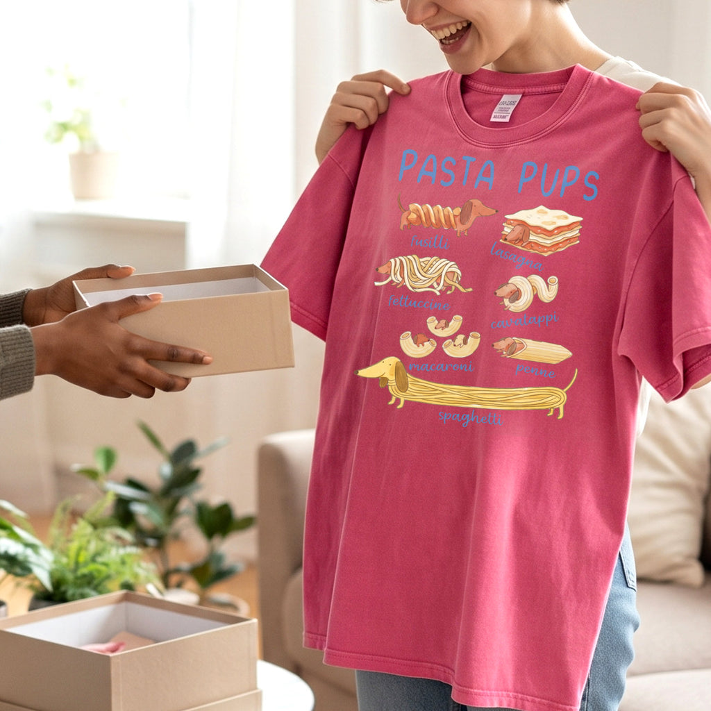 Pasta Pups Shirt – Funny Dachshund T-Shirt (PB092226-4)