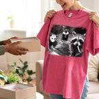 Smoking Raccoon Possum Skunk T-Shirt, Funny Animal Meme Shirt