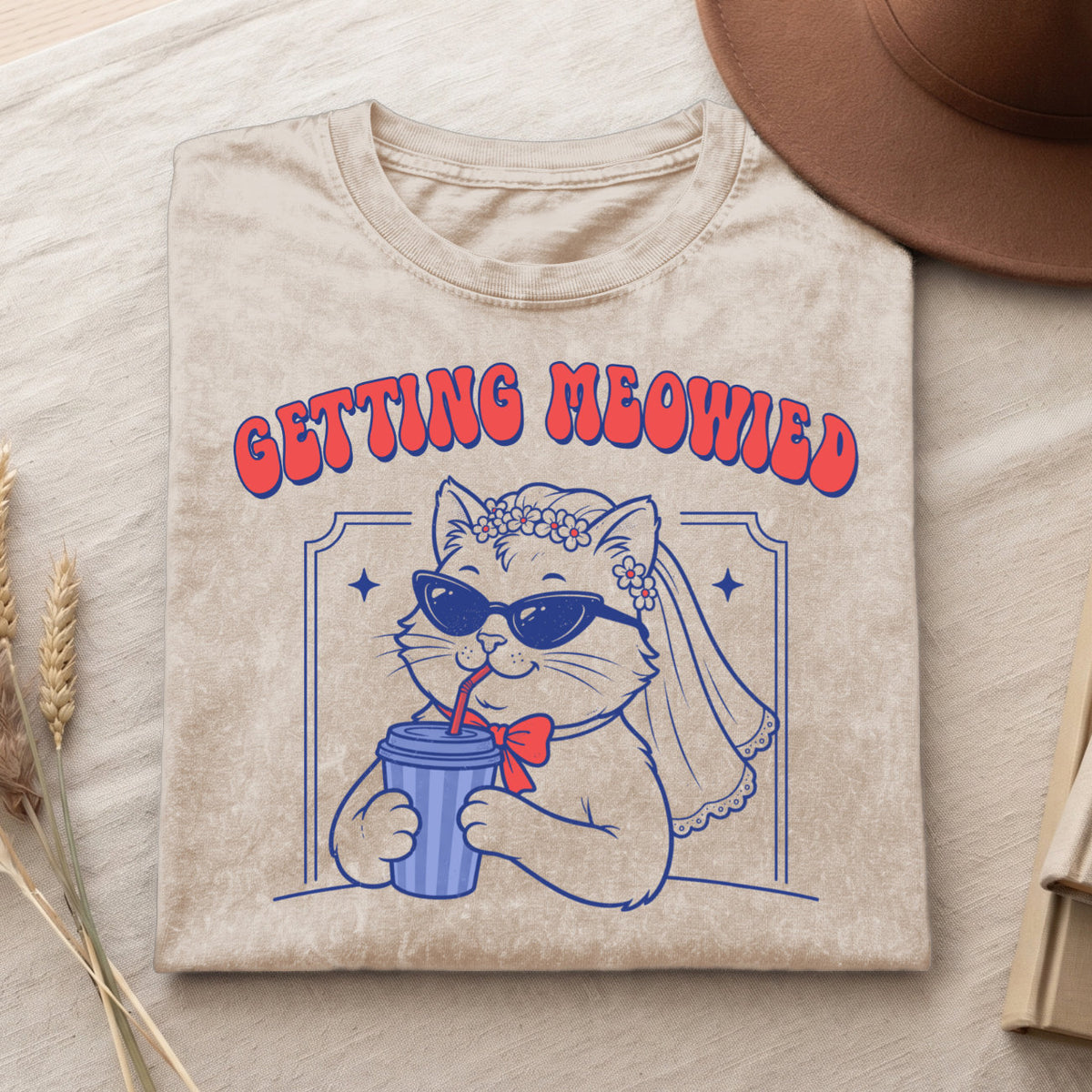 Getting Meowied Shirt, Funny Cat Bride Tee