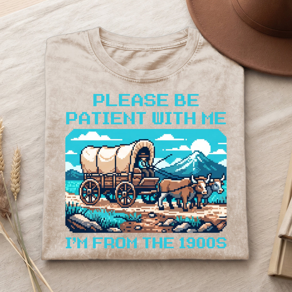 Please Be Patient With Me 1900s Cotton T-Shirt, Funny Vintage Shirt  (PB101926-5)