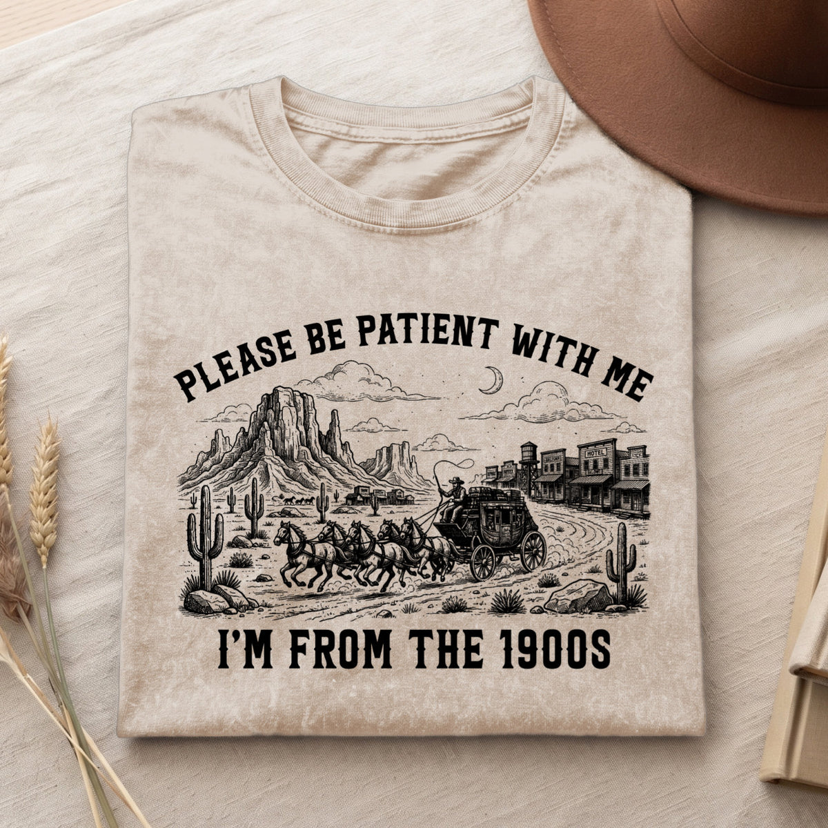 Please Be Patient With Me 1900s T-Shirt, Funny Vintage Shirt  (PB101926-2)