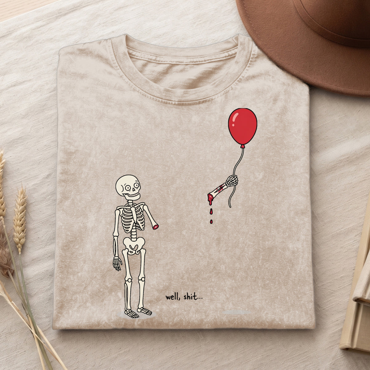Oh Well - Halloween Cotton Shirt (PB091826-2)