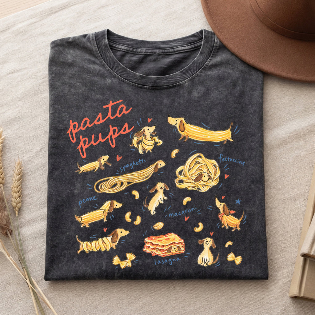 Pasta Pups Shirt – Funny Dachshund T-Shirt V2 (PB092226-1)