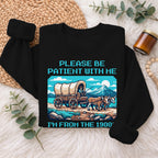 Please Be Patient With Me 1900s Sweatshirt, Pixel Vintage Shirt