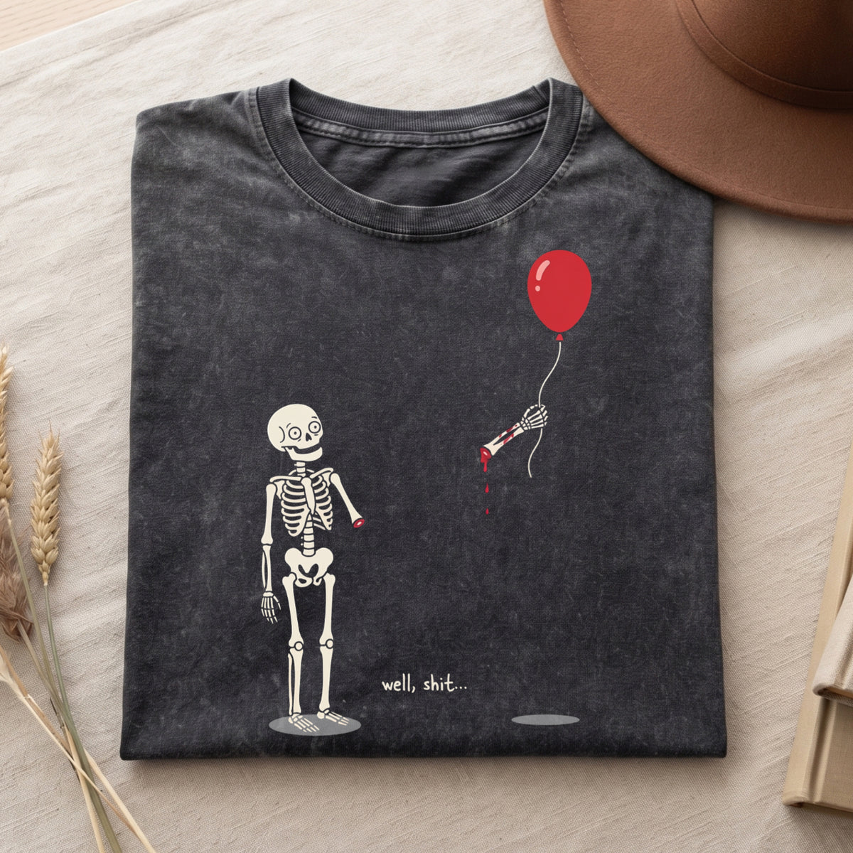 Oh Well - Halloween Cotton Shirt (PB091826-2)