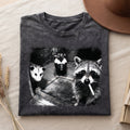 Trash Panda Night Crew Shirt, Funny Raccoon Opossum Skunk Tee