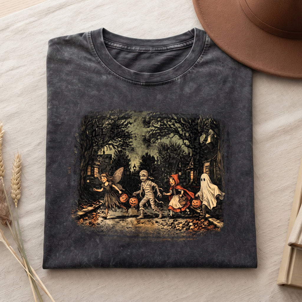 Vintage Trick or Treat Halloween Shirt (PB091826-4)