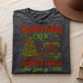 Christmas Crew Johnson Family Matching Christmas T-Shirt, Top