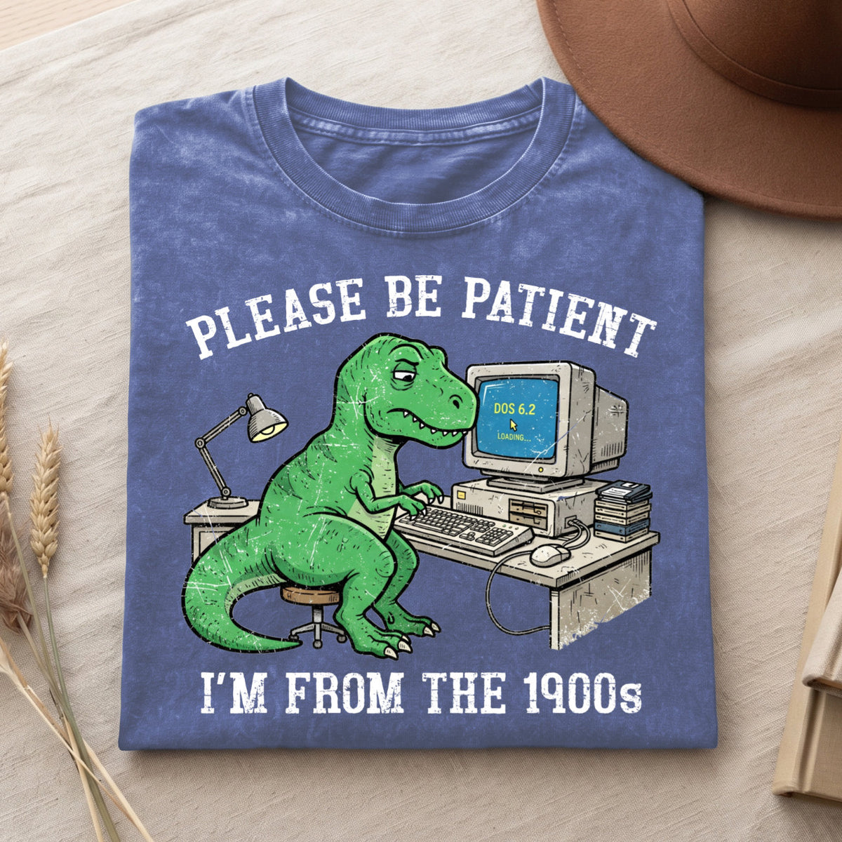 Please Be Patient With Me 1900s Cotton T-Shirt, Funny Vintage Shirt  (PB101926-3)
