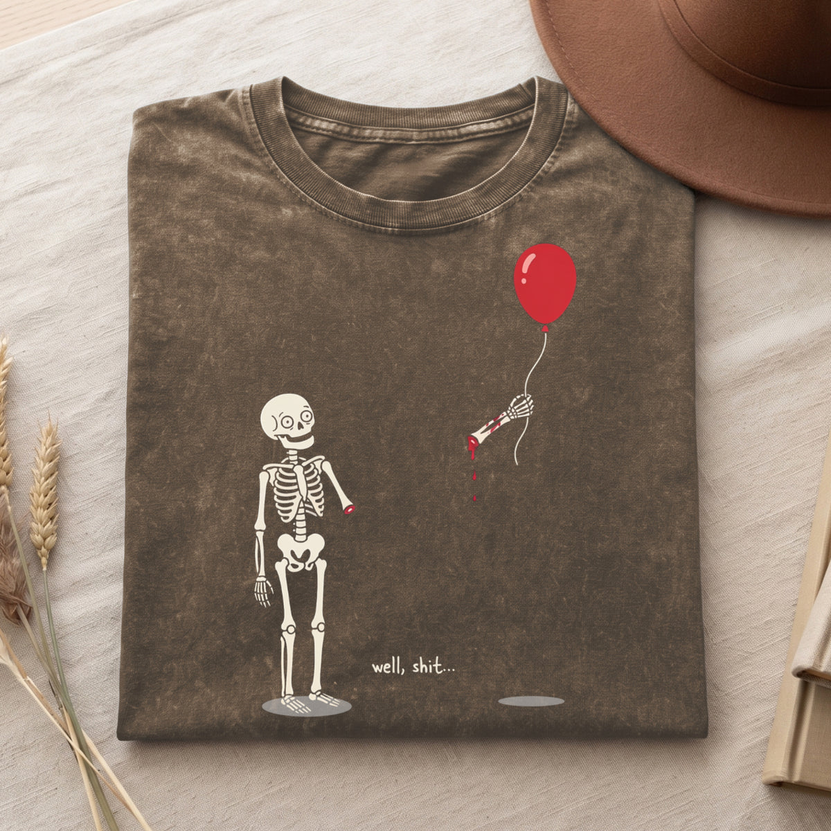 Oh Well - Halloween Cotton Shirt (PB091826-2)