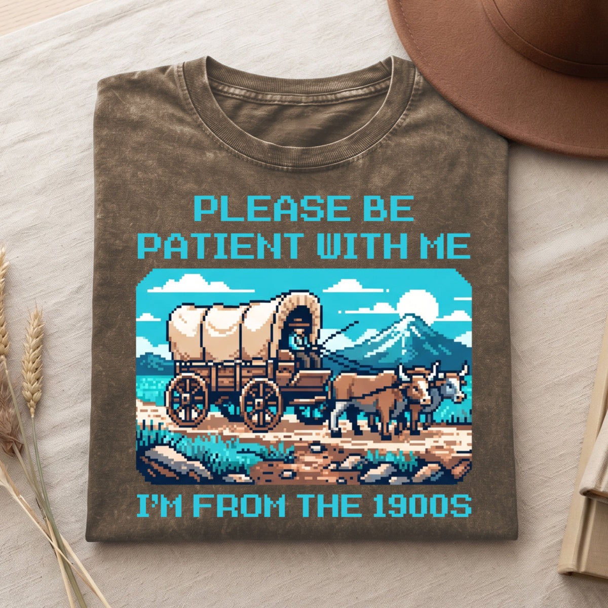 Please Be Patient With Me 1900s Cotton T-Shirt, Funny Vintage Shirt  (PB101926-5)