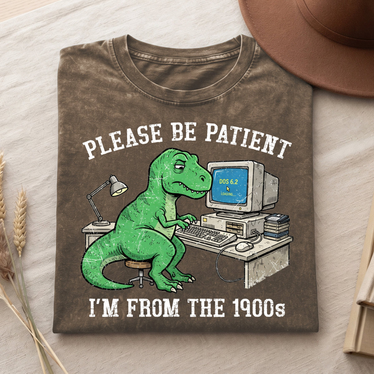 Please Be Patient With Me 1900s Cotton T-Shirt, Funny Vintage Shirt  (PB101926-3)