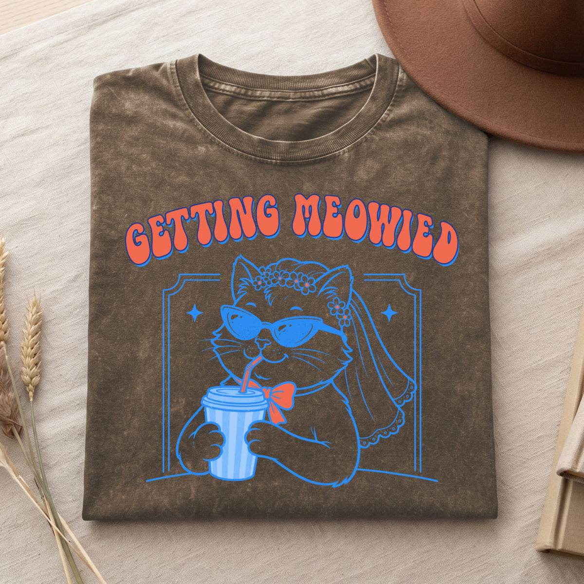 Getting Meowied Shirt, Funny Cat Bride Tee