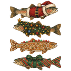 Christmas Fish T-Shirt, Funny Holiday Fishing Shirt, Xmas Top