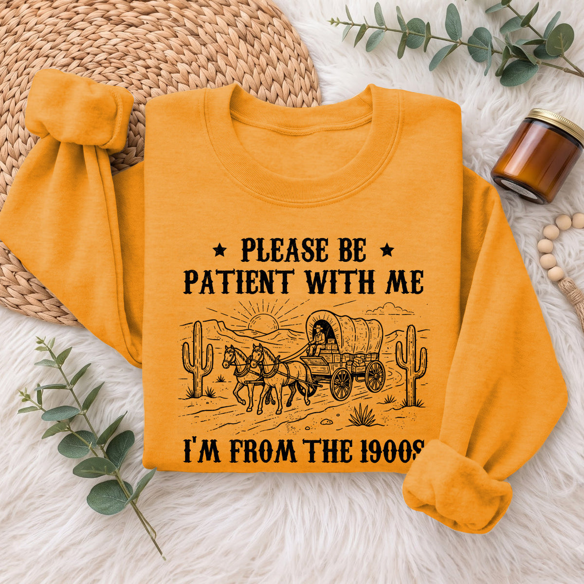 Please Be Patient With Me 1900s Sweatshirt, Funny Vintage Sweater