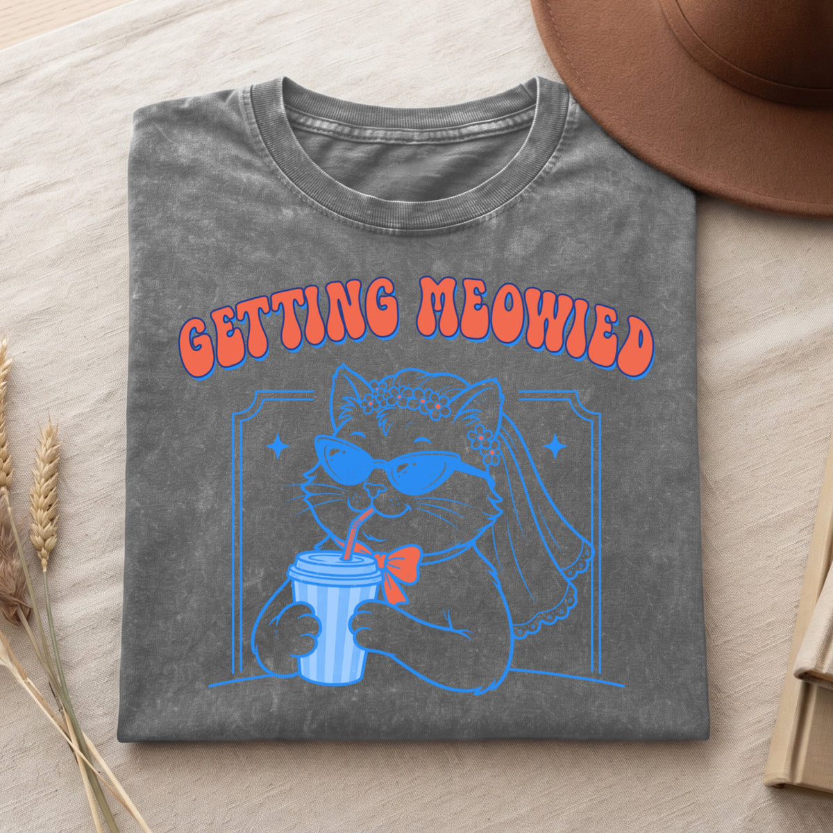 Getting Meowied Shirt, Funny Cat Bride Tee
