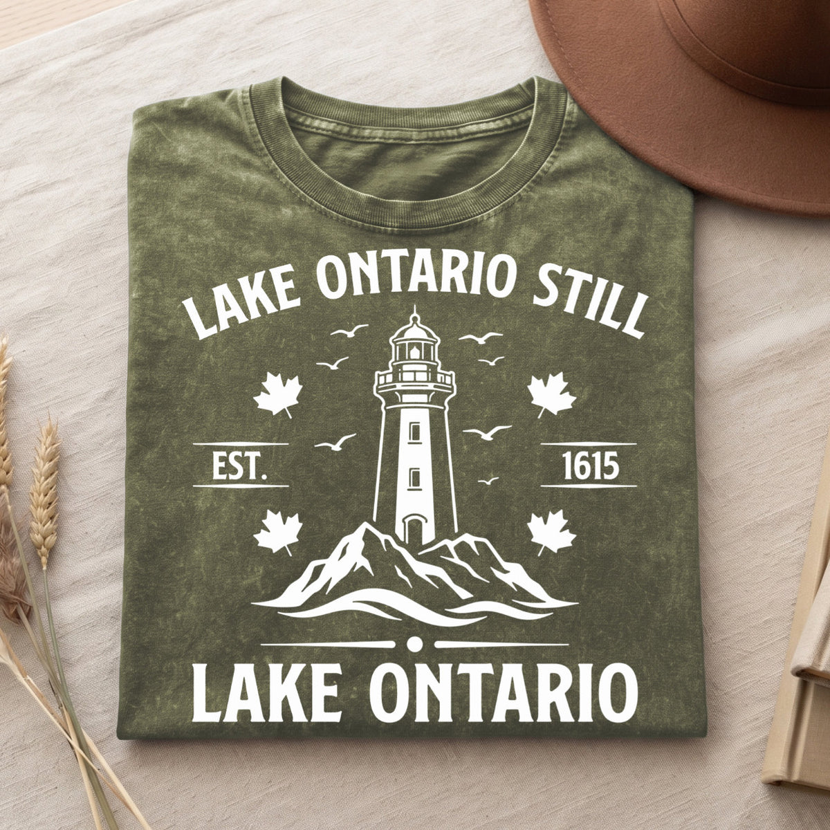 Lake Ontario Shirt - Vintage Unisex Comfort Colors Tee V2