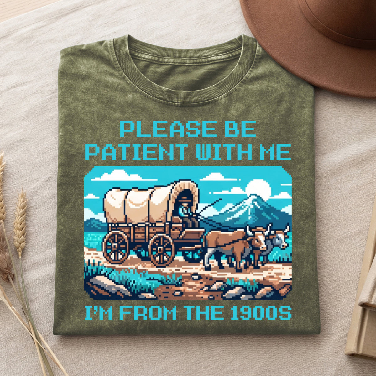 Please Be Patient With Me 1900s Cotton T-Shirt, Funny Vintage Shirt  (PB101926-5)