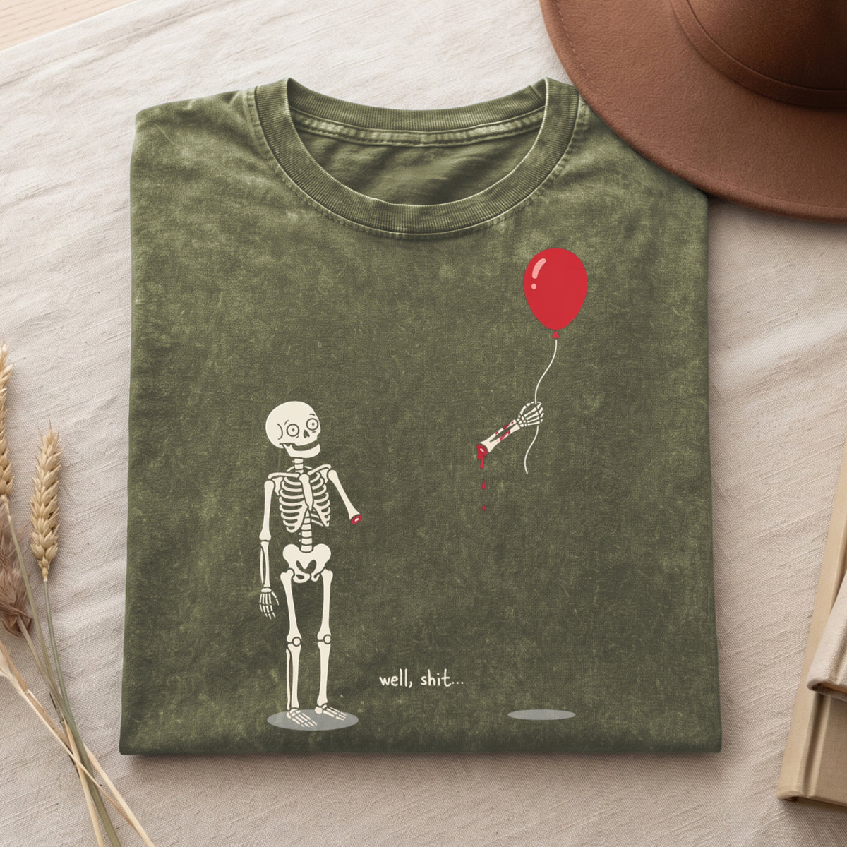 Oh Well - Halloween Cotton Shirt (PB091826-2)