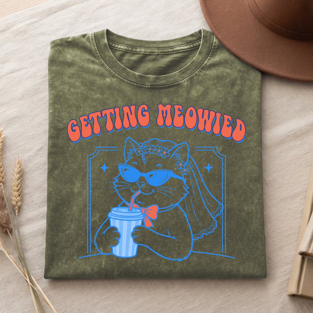 Getting Meowied Shirt, Funny Cat Bride Tee