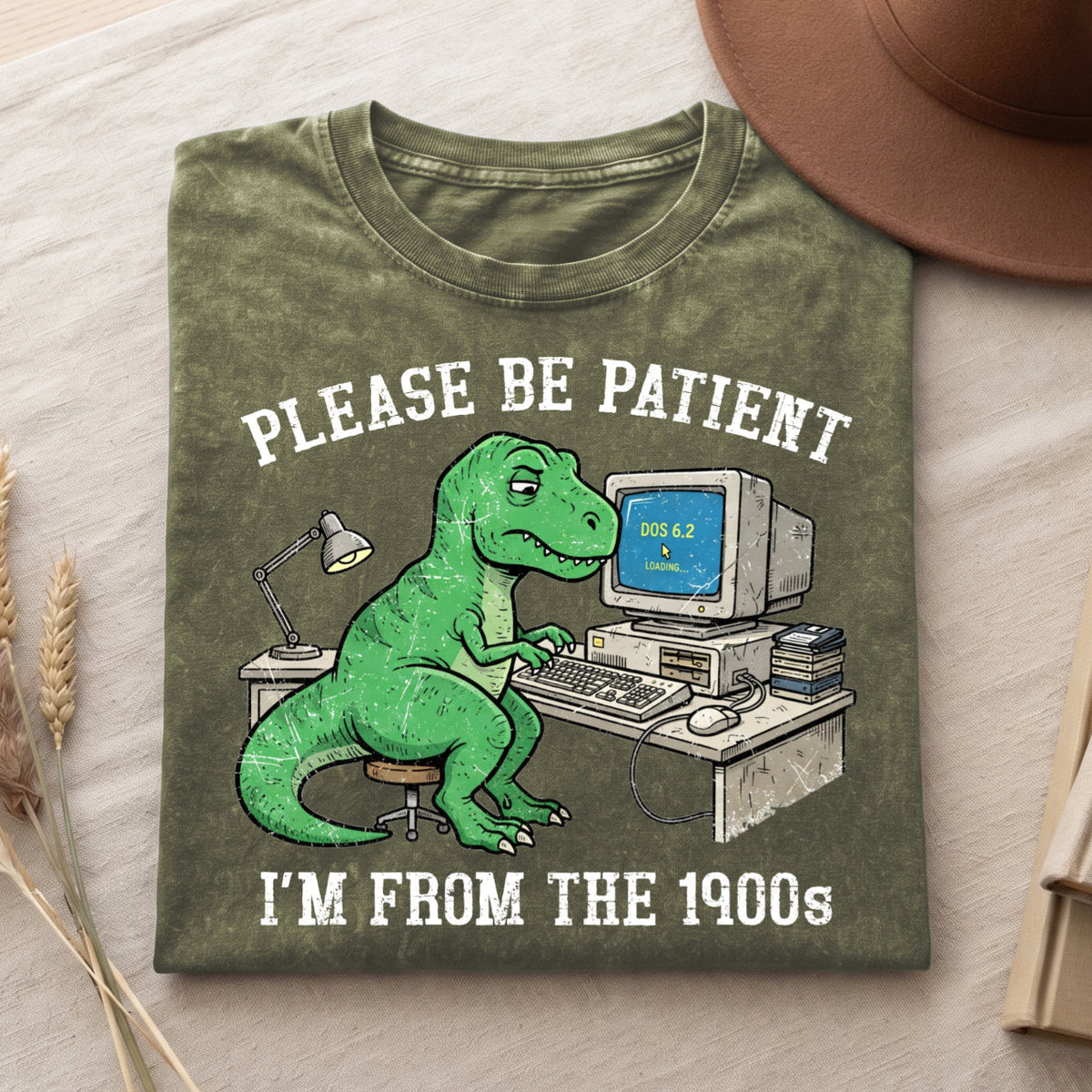 Please Be Patient With Me 1900s Cotton T-Shirt, Funny Vintage Shirt  (PB101926-3)