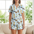 Cute Dachshund Pajamas for Women | Dog Lover Short PJ Set