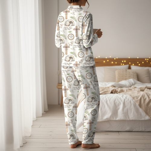 A Lot Can Happen In 3 Days Cotton Jersey Pajamas | Christian Easter Pants Set S-5XL