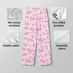 Nautical Ocean Life Cotton Jersey Pajamas | Blue Dolphin & Anchor Pants Set S-5XL