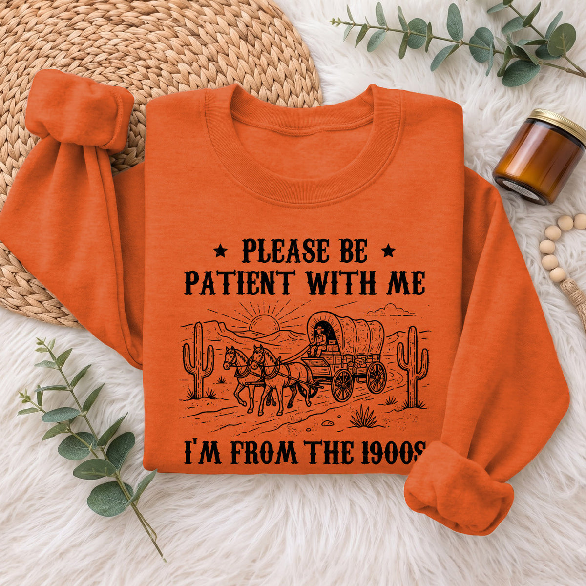 Please Be Patient With Me 1900s Sweatshirt, Funny Vintage Sweater