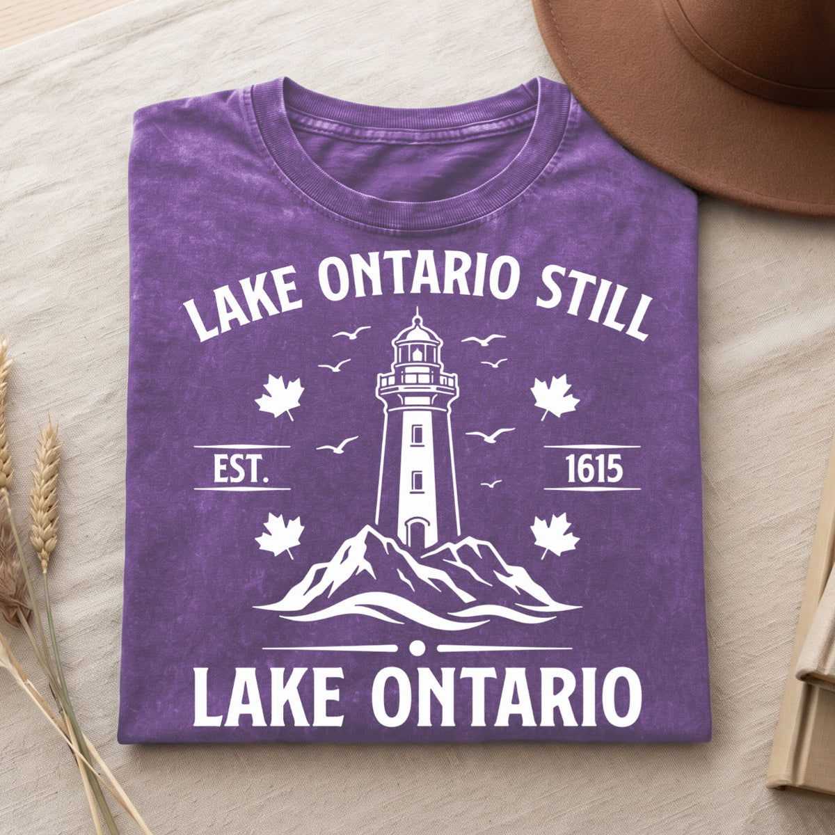 Lake Ontario Shirt - Vintage Unisex Comfort Colors Tee V2