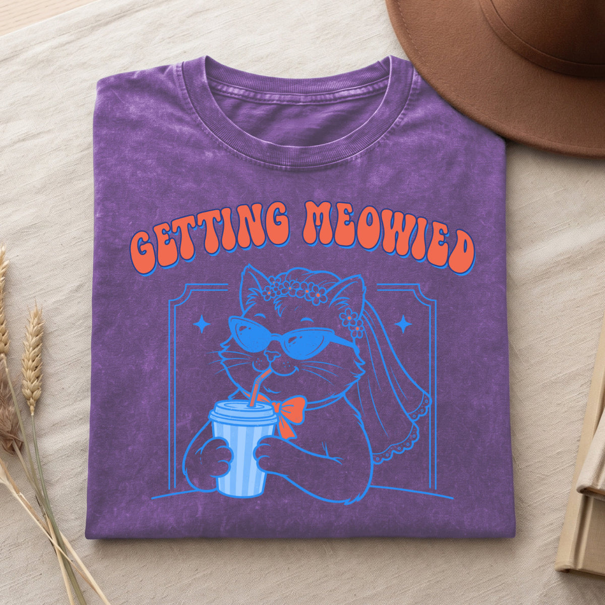 Getting Meowied Shirt, Funny Cat Bride Tee
