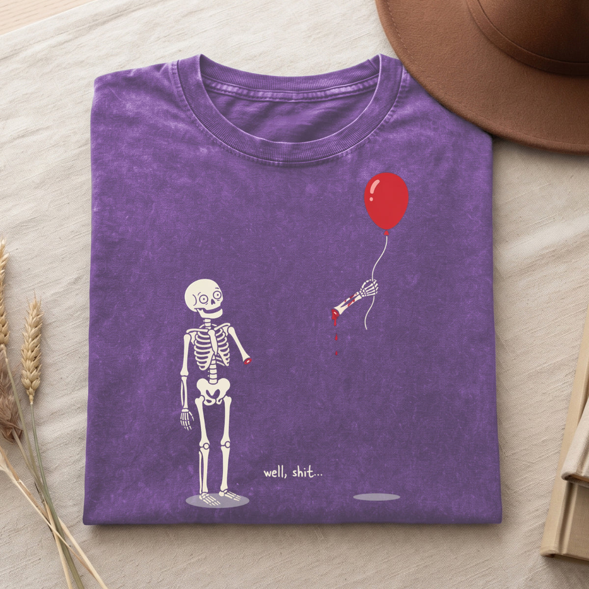 Oh Well - Halloween Cotton Shirt (PB091826-2)