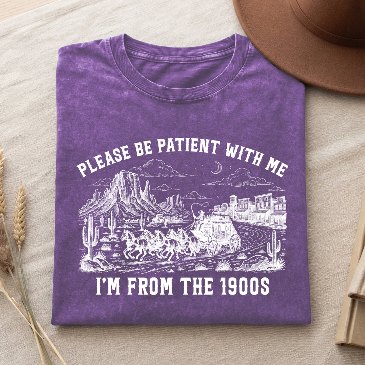 Please Be Patient With Me 1900s T-Shirt, Funny Vintage Shirt  (PB101926-2)