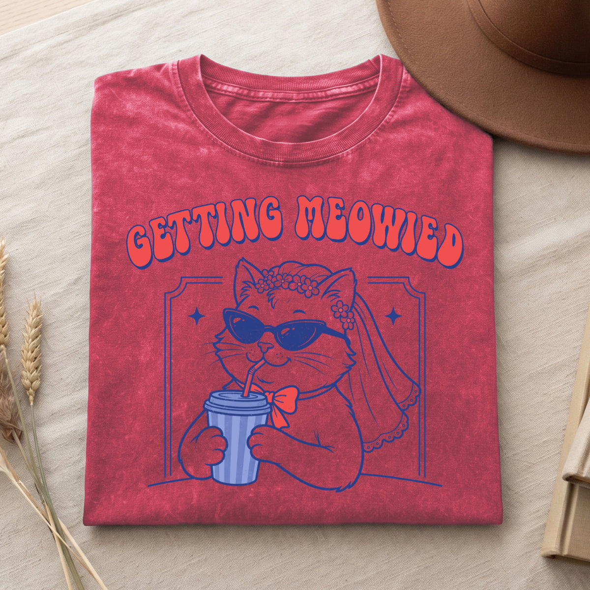 Getting Meowied Shirt, Funny Cat Bride Tee