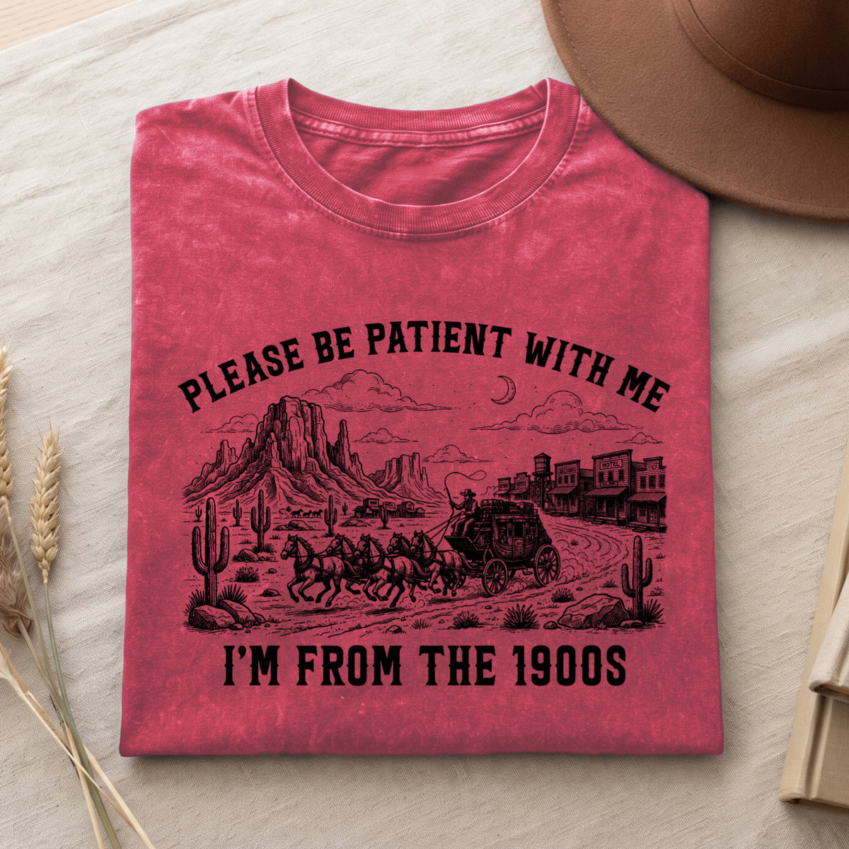 Please Be Patient With Me 1900s T-Shirt, Funny Vintage Shirt  (PB101926-2)