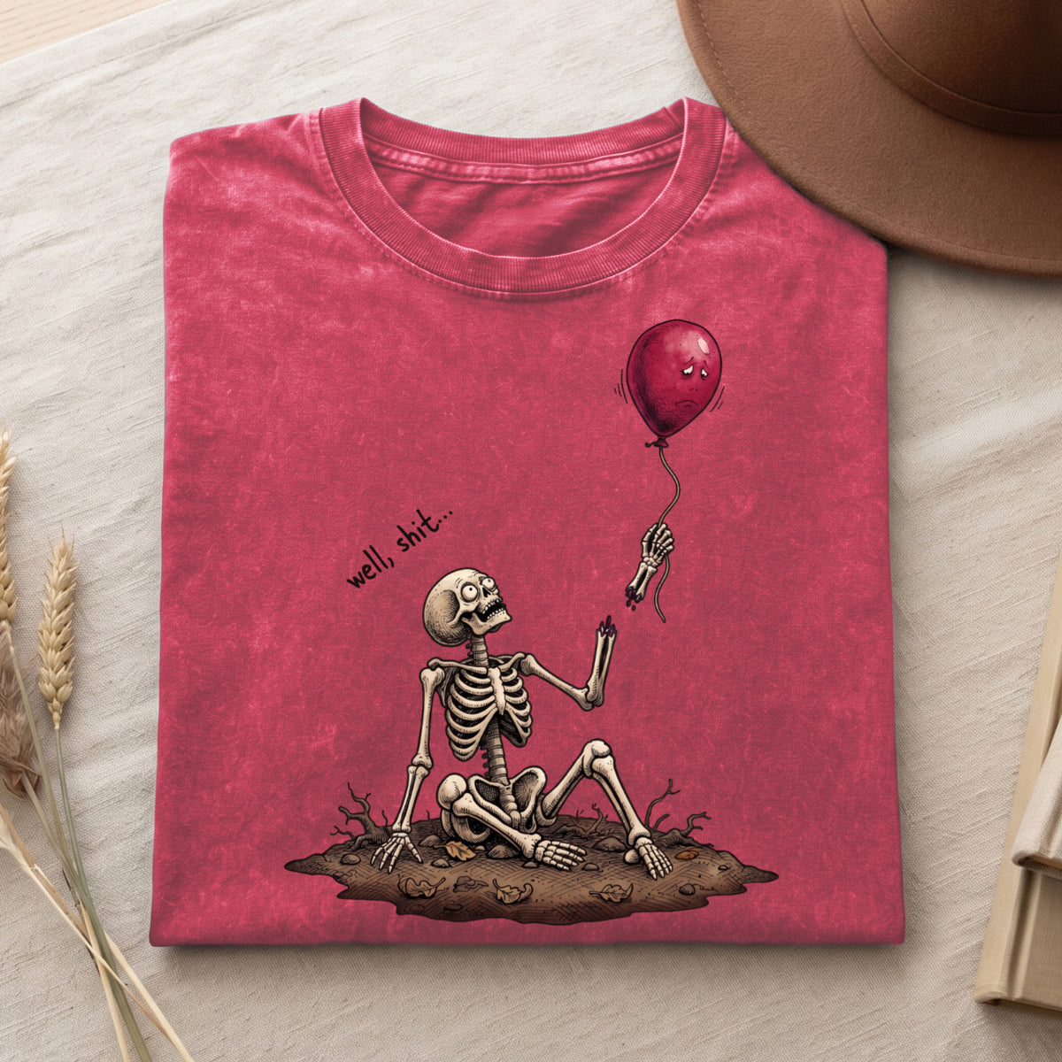 Well, Sh!t !! - Halloween Cotton Shirt (PB091826-6)