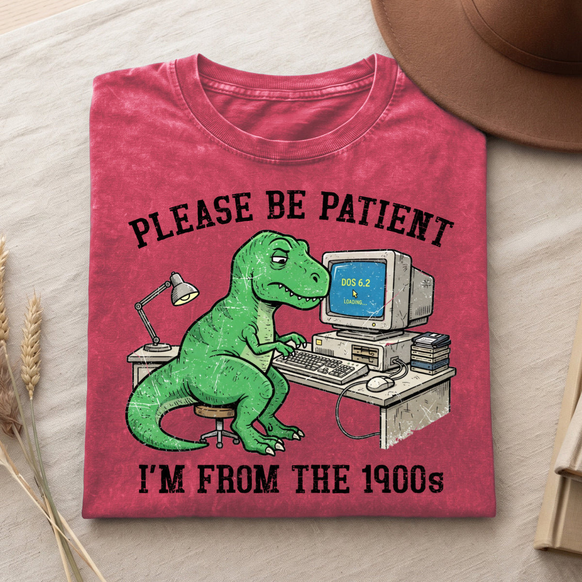 Please Be Patient With Me 1900s Cotton T-Shirt, Funny Vintage Shirt  (PB101926-3)